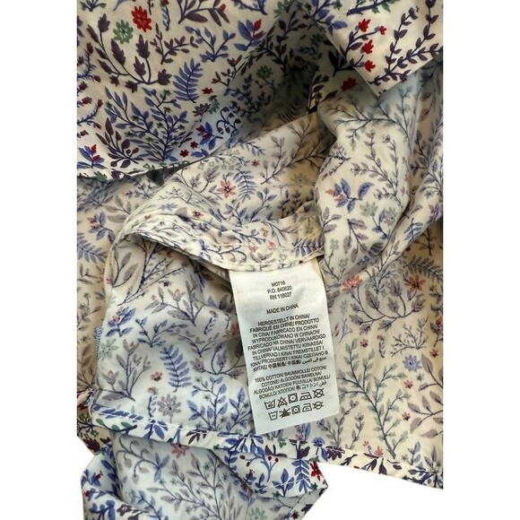 Boden Button Up Shirt Men's Size Medium AOP Flower Button Up Boho Foral - Dress - Picture 4 of 6